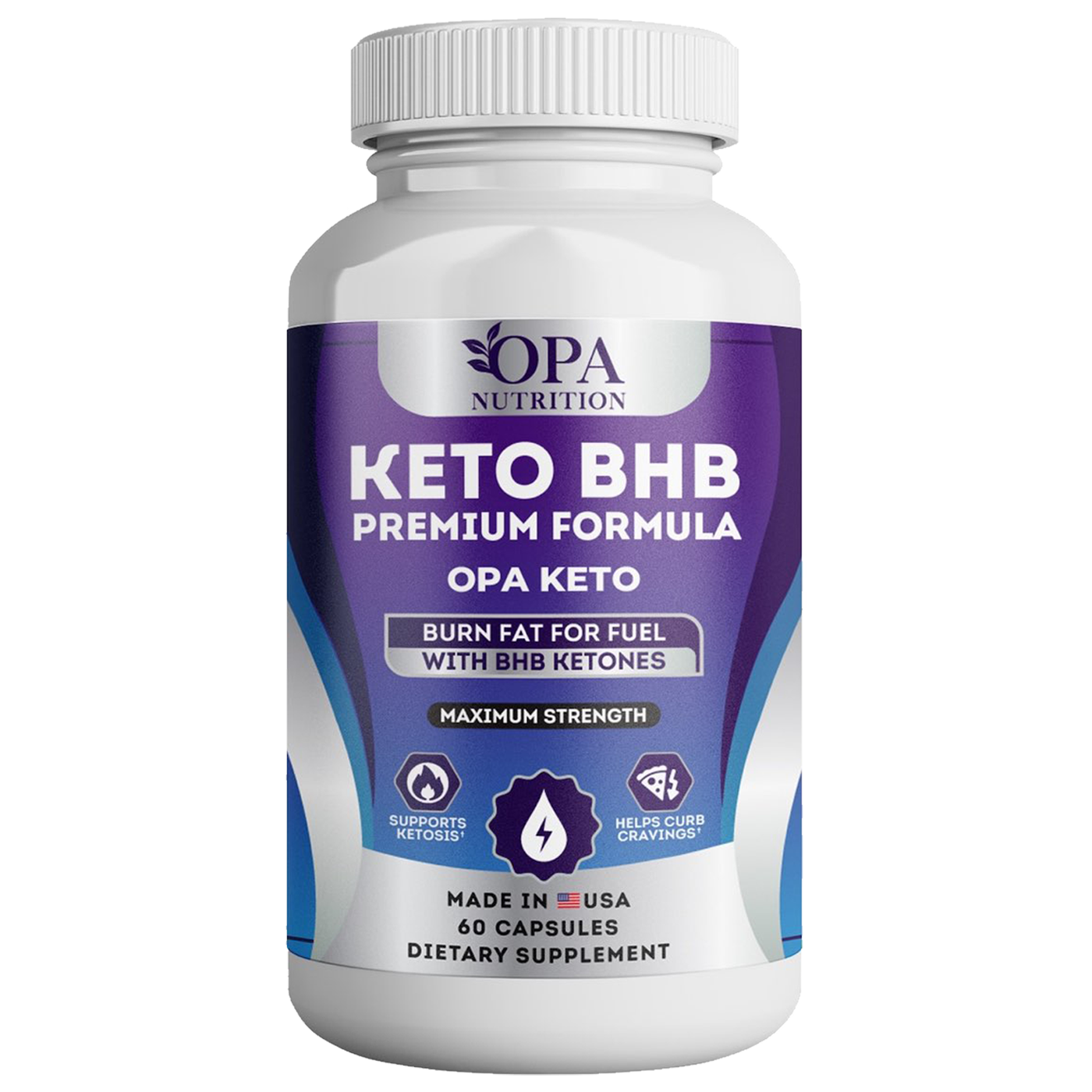 Keto BHB Salt Pills to Boost Ketogenic Weight Loss - 60 Ct