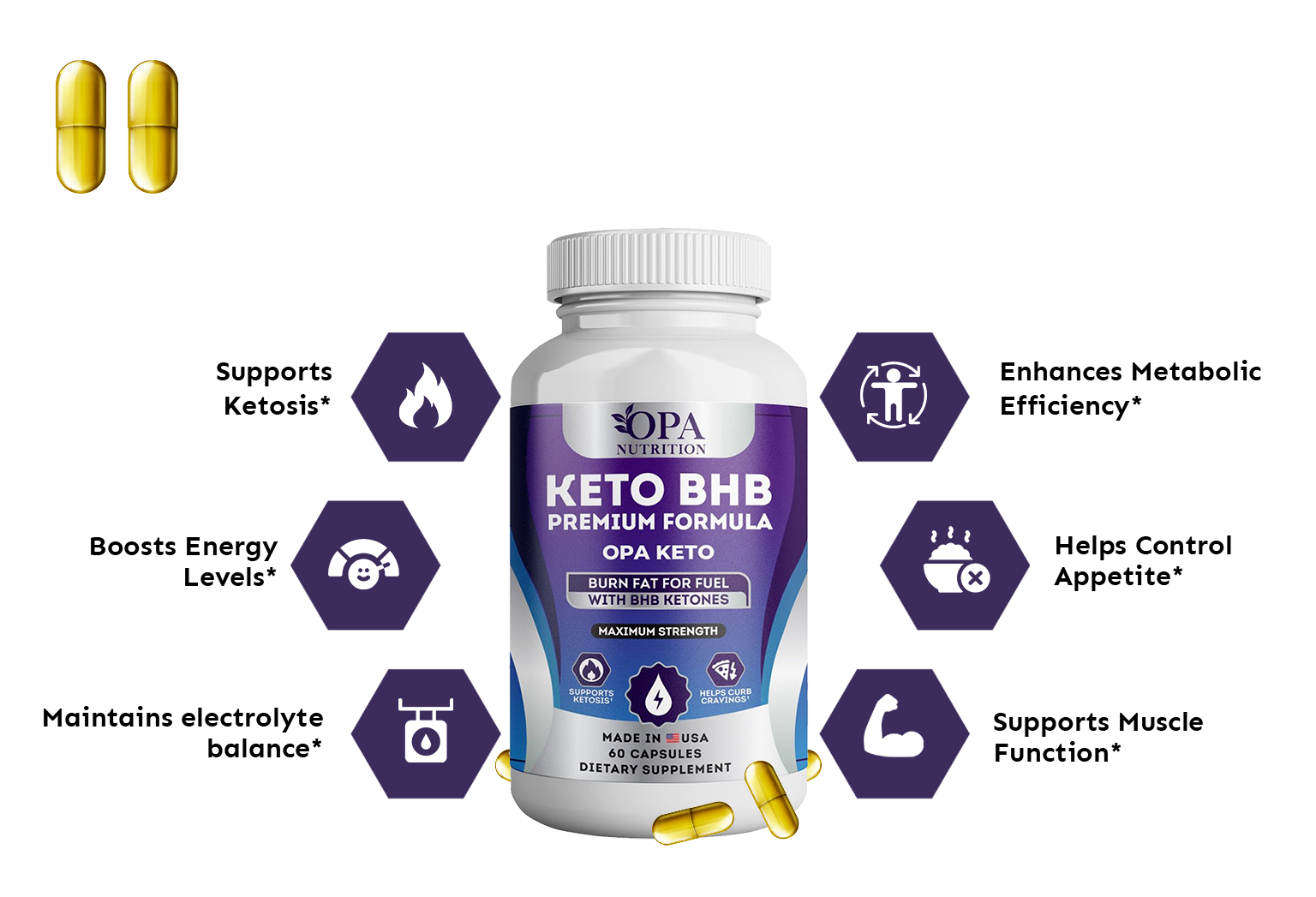 Benefits of Salt BHB Keto Diet Pills Supplement